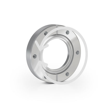 CF Welding Flange Rotatable Metric Tapped