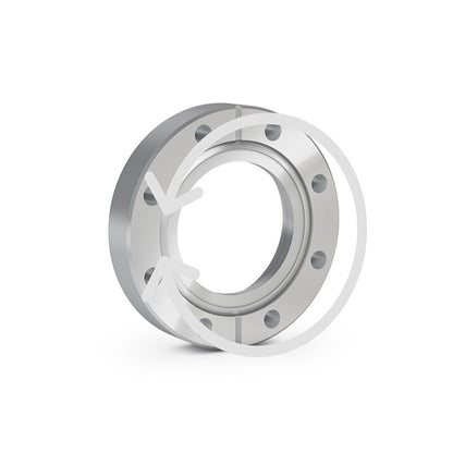 CF Welding Flange Rotatable Metric Tapped